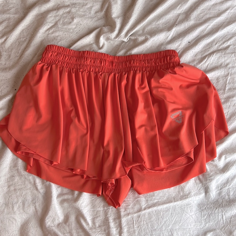 Amazon popular flowly shorts in bright orange!